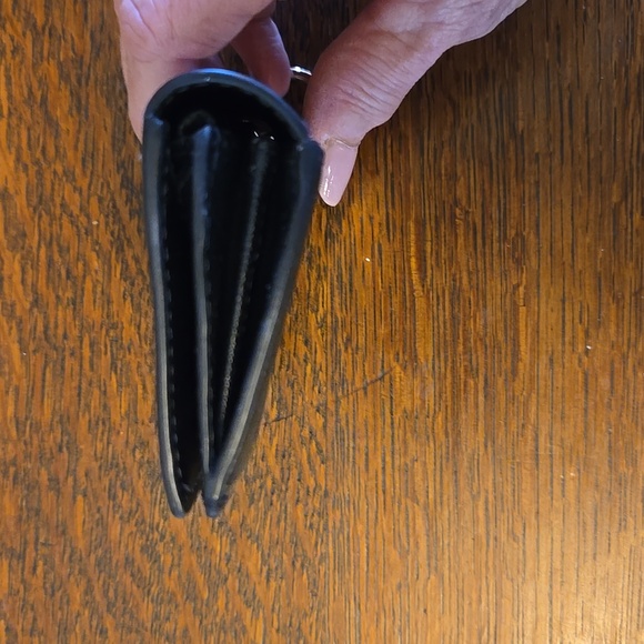 Kate Spade Compact Wallet With Key Ring In Red Poppy Field - Picture 12 of 16